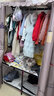 美家星折疊衣柜簡(jiǎn)易布衣柜臥室大號組裝衣櫥加粗鋼管(免安裝加固型) 曬單實(shí)拍圖