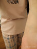 新一步（XINYIBU）純棉睡衣女士夏季短袖長(cháng)褲家居服套裝少女學(xué)生休閑寬松可外穿套裝 9173-1 七分褲 L 建議160-165cm，100-115斤 曬單實(shí)拍圖