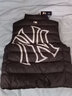 MLB羽絨馬甲男女情侶款秋冬季運動(dòng)百搭外套馬甲3ADVB0336-50BKS-S 曬單實(shí)拍圖