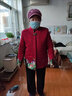 八十歲中老年人過壽穿的衣服裝秋裝女套裝春秋外套媽媽上衣唐裝80老奶奶百歲生日九十壽星祝壽老太太90歲 紅色【春秋上衣】 L(建議80-95斤) 曬單實(shí)拍圖