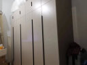 顾家家居（KUKA）顾家木艺 衣柜 现代简约北欧储物柜子衣橱趟门卧室家具 PT8020GY 2门衣柜B款-0.8米 带顶柜-总高2.4米【15天发货】 实拍图