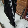 校褲初中高中學(xué)生褲運動(dòng)褲男女長(cháng)褲韓版校服褲子 黑色三道白杠 2XL 曬單實(shí)拍圖