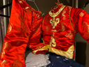 歐遙小孩衣服一周歲衣服男童春秋抓周禮服兒童唐裝百天生日滿(mǎn)月周歲服 紅色吉祥福冬款 90 /適合12-18個(gè)月 曬單實(shí)拍圖