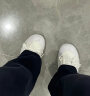 adidas NIZZA PLATFORM厚底增高运动帆布鞋女子阿迪达斯三叶草 白/FV5322 37(230mm) 实拍图