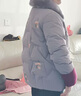 俞兆林媽媽冬裝羽絨服老年人衣服中老年女裝奶奶冬季老人外套女款Z 紫色 3XL 推薦115-130斤 曬單實(shí)拍圖