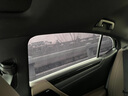 艾可斯（AiKeSi）汽車(chē)貼膜靜電吸附遮陽(yáng)貼膜汽車(chē)側(cè)窗車(chē)窗貼靜電吸附遮陽(yáng)貼防曬隔熱 全黑款【72*52CM】一對(duì)裝 曬單實(shí)拍圖
