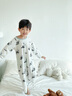 ibaby/英倫寶貝兒童睡裙男女童睡衣春秋款長(cháng)袖連體衣中大童家居服 曬單實(shí)拍圖