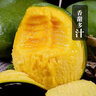 京果溢香四川攀枝花凱特芒果新鮮應季水果芒果整箱包郵當季特大芒果 5斤凈重精選果 曬單實(shí)拍圖