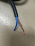 稔田RT-DX204插頭帶線電源線國標兩插三插二芯3芯兩腳兩孔三腳單頭裸線尾吹風機電風扇監(jiān)控電源 2*1.5平方（圓插頭） 2米 曬單實拍圖