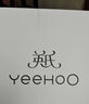 英氏（YEEHOO）女童連衣裙兒童裙子夏季薄款純棉淑女公主裙中大童裝洋氣夏裝新款 泡泡袖白色 【100%棉】 130 cm 【順豐包郵&極速達】 曬單實(shí)拍圖