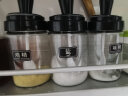 禧天龙玻璃调料盒调料瓶勺盖一体防潮调味罐调味盒密封调料器皿3件套装 实拍图