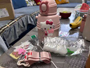 迪士尼（Disney）保溫杯女生高顏值可愛HelloKitty保溫水杯兒童便攜316吸管大肚杯 600ml 凱蒂貓 8顆KT貓3D貼+吸管 曬單實拍圖