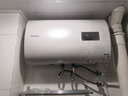 阿詩(shī)丹頓（USATON）扁桶電熱水器 儲水式纖薄熱水器電雙膽速熱式家用 UY01i 35L 曬單實(shí)拍圖