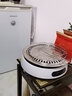 諾潔仕（LOCUS） 2400W電陶爐家用大功率炒菜電磁爐多功能不挑鍋智能迷你光波爐灶 白色三環(huán)爐升級版+烤盤烤架 曬單實(shí)拍圖