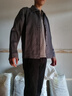 策息夾克男外套秋冬新款休閑商務(wù)棒球服加絨保暖純色秋冬沖鋒戶外衣服 藍灰色 XL -建議110-130斤左右 曬單實拍圖