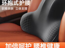 J.Sir汽車(chē)腰靠腰部靠墊護腰辦公室座椅靠墊車(chē)用靠枕車(chē)載靠背開(kāi)車(chē)腰托 曬單實(shí)拍圖