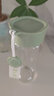 物生物玻璃杯水杯高硼硅玻璃茶水分離泡茶杯辦公室宿舍學(xué)生便攜杯子 淺蒼綠450ml【特價(jià)款】 曬單實(shí)拍圖