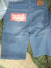 斐升 廣州新塘牛仔褲男夏季薄款牛仔短褲男士直筒寬松大碼彈力休閑5分中褲潮流五分馬褲 021 淺色【彈力舒適】短褲 31 碼【腰圍2尺4】110~120斤 曬單實(shí)拍圖