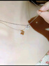 歌婭緹999足銀項鏈女鎖骨鏈櫻桃吊墜銀飾高級感輕奢飾品生日禮物送女友 999銀項鏈【配證書+禮盒包裝】 鏈長：40cm+5cm延長鏈 曬單實拍圖