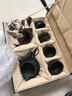 此時(shí)此刻 建水紫陶壺竹節泡茶壺側把壺純手工壺套裝馬平光茶具茶器 套裝（側把竹節壺+1公道杯+4品茗杯） 曬單實(shí)拍圖