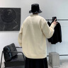 雅鹿毛衣男秋冬款寬松慵懶風(fēng)高級(jí)感日系復(fù)古加絨厚內(nèi)搭打底針織衫潮牌 綠色【高品質(zhì)】 XL 【110-140斤】 曬單實(shí)拍圖
