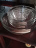 樂美雅玻璃碗家用耐熱水果大號面湯碗和面盆打蛋透明烘焙碗 一大二中一小【四件套】 曬單實拍圖