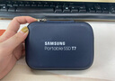 三星（SAMSUNG）T5/T7 touch/Shield 移動(dòng)固態(tài)硬盤 專用硅膠套 抗震防劃硬盤包 T7無指紋版專用 紅色 硅膠套 曬單實(shí)拍圖