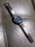 適配華為watch GT/2pro/TicWatch 榮耀magic2保時(shí)捷智能運動(dòng)男真皮硅膠手表帶 黑色紅線(xiàn) 黑色扣 方尾款 22mm 曬單實(shí)拍圖