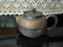 雅輊茗品 粗陶無(wú)釉手工茶壺老巖泥側把壺茶壺單壺家用復古陶瓷泡茶器 石紋正把壺（古早燒工藝老巖泥） 曬單實(shí)拍圖