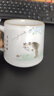景德鎮(zhèn)汝窯辦公杯帶蓋過濾茶水分離泡茶陶瓷杯家用公司節(jié)慶送禮 優(yōu)質汝窯辦公杯-發(fā)財貓 曬單實拍圖