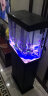 博宇（BOYU）鱼缸水族箱增氧生态鱼缸带柜子客厅家用小金鱼缸玻璃造景吧台地柜 MS-520鱼缸水族箱带柜子48*25*124 白色鱼缸+加热棒（暖冬福利） 实拍图