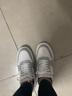 未畢（VICKI BROWN）法國未畢男鞋男士休閑鞋舒適百搭板鞋時(shí)尚鞋子男 白灰 40 曬單實(shí)拍圖