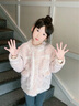 G.DUCKKIDS女童毛毛外套兒童衣服小香風女孩中小童寶寶呢子大衣仿羊羔毛絨 粉 120 【建議6-7歲】 曬單實拍圖