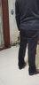 梵昊純棉燈芯絨男褲中老年人秋冬季中年休閑條絨褲男加絨加厚爸爸褲子 黑色【春秋款】 34 腰圍2尺7【推薦142-152斤】 曬單實(shí)拍圖