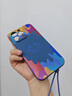 魔巖【磁吸充電】適用蘋(píng)果16promax手機殼新款iphone15promax硅膠蘋(píng)果13Pro全包防摔14保護套情侶男女 磁吸款-彩色笑臉【寶藍色】加購贈膜+掛繩 蘋(píng)果16Pro 曬單實(shí)拍圖