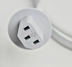 ONEDA 適用蘋果Apple iMac一體機臺式電腦顯示器主機電源線 A1418 A1419充電線 2012后的機型 品字尾接頭平整的 白色 白色 線總長3米 注意區(qū)分年份前后購買 曬單實拍圖