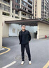 卡賓（CABBEEN）【麂皮絨】老花燒花夾克男2024秋季新款翻領(lǐng)外套潮牌時尚高級 煤黑色01 2XL /185/54 曬單實拍圖