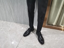 公牛世家皮鞋男士春季英倫風(fēng)軟底通勤休閑男鞋商務(wù)正裝德比鞋新郎結(jié)婚鞋子 黑色【四季款】GN122101074 41(標(biāo)準(zhǔn)皮鞋碼) 曬單實(shí)拍圖