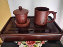 洛湘宜興紫砂杯蓋杯純手工大容量泡茶杯長輩退休商務(wù)定制高端實用送禮 放下（內(nèi)膽過濾五件套款） 400mL(不含)-600mL(含) 曬單實拍圖