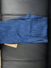 沐秋秋冬男棉牛仔褲胖直筒寬松加肥加大碼淺色闊腿大褲腳新塘中年休閑 280中藍*厚款 33 曬單實(shí)拍圖