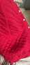 婧麒宝宝拜年服连体衣服冬装夹棉百日宴满月红色新生婴儿过年 红色吉祥如意【保暖款】 59cm 实拍图