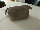 維至(VOYJOY) 洗漱包旅行化妝收納包防潑水男女士便攜整理洗護包商務(wù)出差洗漱袋健身梳洗包T428 卡其灰 23*13*12CM 曬單實(shí)拍圖
