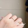 CRD克徠帝【現(xiàn)貨閃發(fā)】18K金鉆戒鉆石戒指鉆石女戒群鑲女戒 PT950鉑金鉆戒 共約4分 曬單實(shí)拍圖