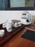 金镶玉功夫茶具整套装盖碗茶杯家用简约礼品盒陶瓷羊脂玉白瓷 千里江山 实拍图