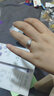 AVHE白18K金滿(mǎn)鉆戒指扭臂培育鉆石人工戒女求結婚禮物七夕送老婆 1克拉D色/VVS-18K金鉆戒-NGIC證 曬單實(shí)拍圖