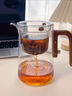 九陽(yáng)玻璃茶壺耐熱飄逸杯磁吸式泡茶杯泡茶器泡茶壺茶水分離杯 【磁吸式一撥即濾】WR504- 800ml 曬單實(shí)拍圖