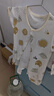 舒貝怡2件裝嬰兒衣服夏季薄款新生兒連體衣短袖哈衣兒童爬服黃色73CM 曬單實(shí)拍圖
