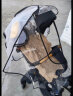 IPOOSI婴儿车防风罩雨罩防护罩通用推车雨衣罩儿童车防雨罩保暖防寒冬天 （黑色U型双拉链款）通用型 实拍图