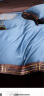 La Torretta60支长绒棉四件套纯棉 春秋床上床笠款4件套被套床单 灰1.8米床 实拍图
