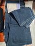 丹仔 牛仔褲女直筒寬松顯瘦春秋裝新款高腰彈力小直筒煙管褲長(cháng)褲子 藍灰色 30碼 二尺三 曬單實(shí)拍圖